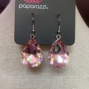 NWT Pink Silver Earrings